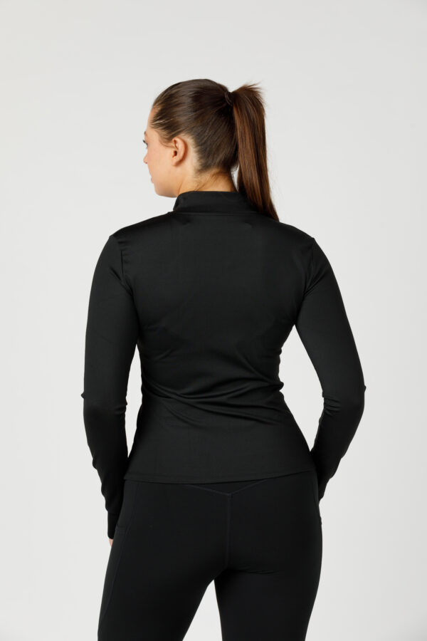 3c. Exercise Jacket with a Zipper in the Front and Sleeves with thumb holes - Image 11