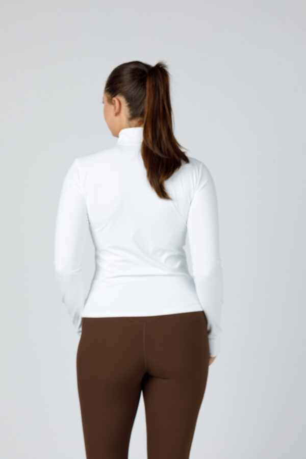 3c. Exercise Jacket with a Zipper in the Front and Sleeves with thumb holes - Image 16